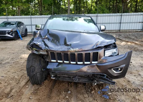 2014 Jeep Grand Cherokee Overland из США, поврежденный, VIN 1C4RJECG6EC322366